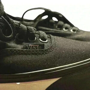 Old skool mono bumper vans canvas women’s size 9 men’s size 7.5 rare!